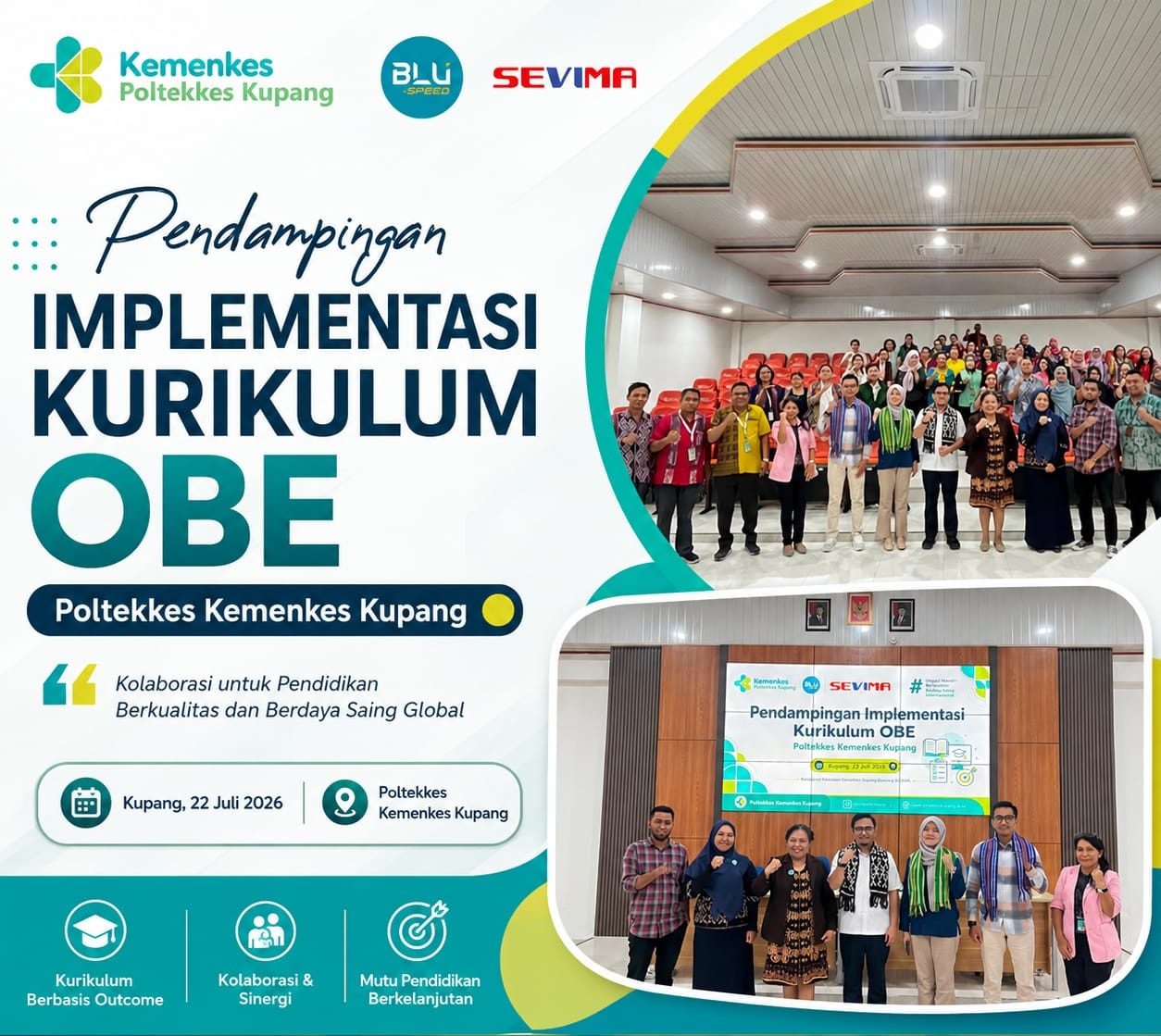 Dosen Jurusan Kesehatan Gigi Tingkatkan Kompetensi dalam Pendampingan Implementasi Kurikulum OBE Berbasis SEVIMA Platform