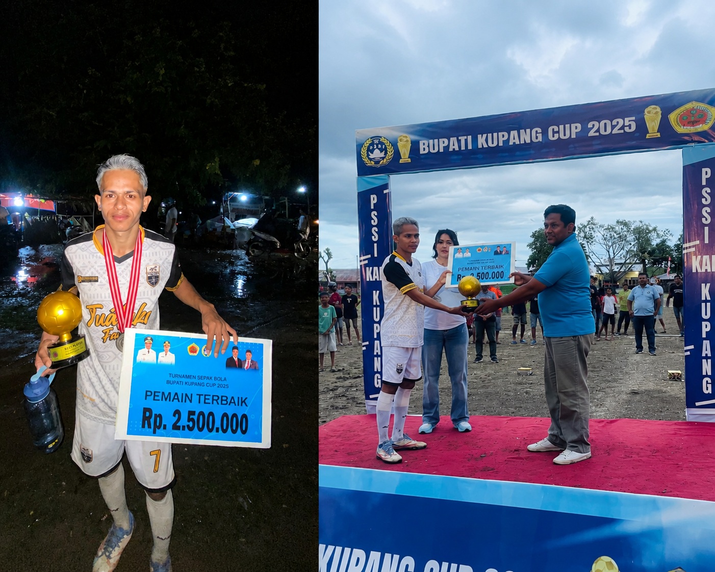 Mahasiswa Kesehatan Gigi Poltekkes Kemenkes Kupang Raih Juara II dan Predikat Pemain Terbaik pada Bupati Kupang Cup 2025
